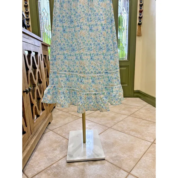 NWT Light Blue Floral Maxi Skirt – Size Small (S) - Image 2