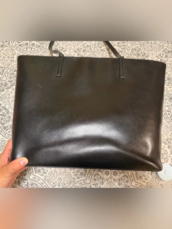 Kate Spade Black Leather Tote Bag - Image 6