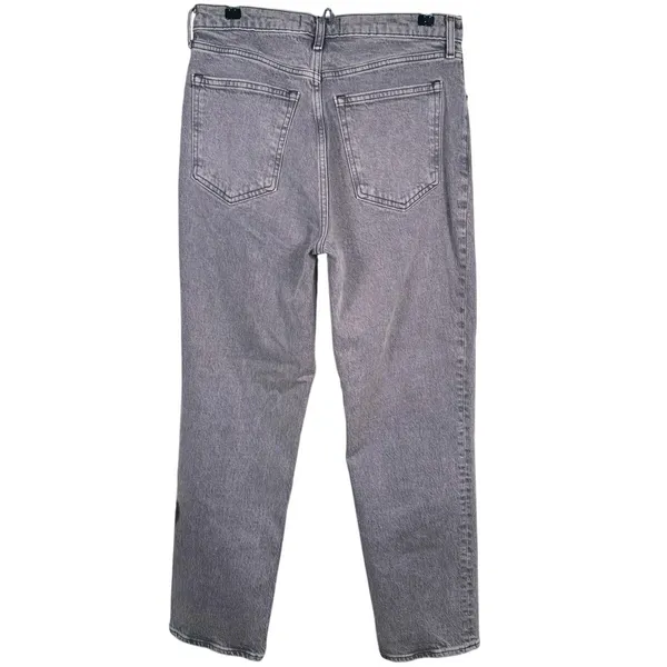 Abercrombie & Fitch 90s Straight Ultra High Rise Jeans Size 30 (10) Gray Y2K - Image 3
