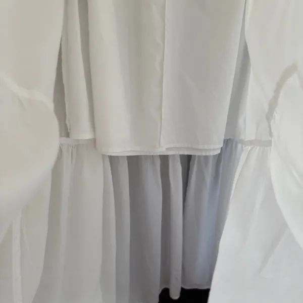 SCARLET DARKNESS White Tiered Pull on Peasant Skirt Size Large Cosplay - Image 4