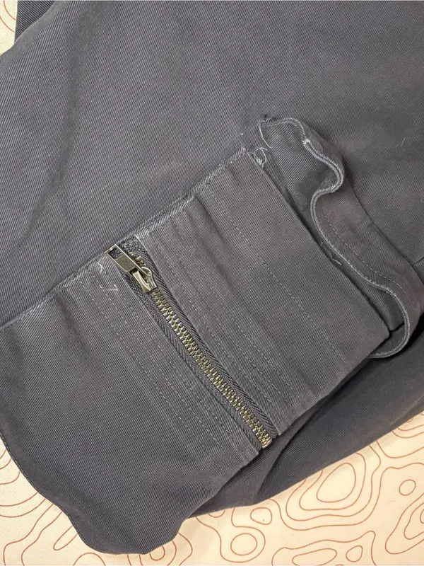 CARMAR Los Angeles Charcoal Cargo Jogger Pants Size 2 Black - Image 5