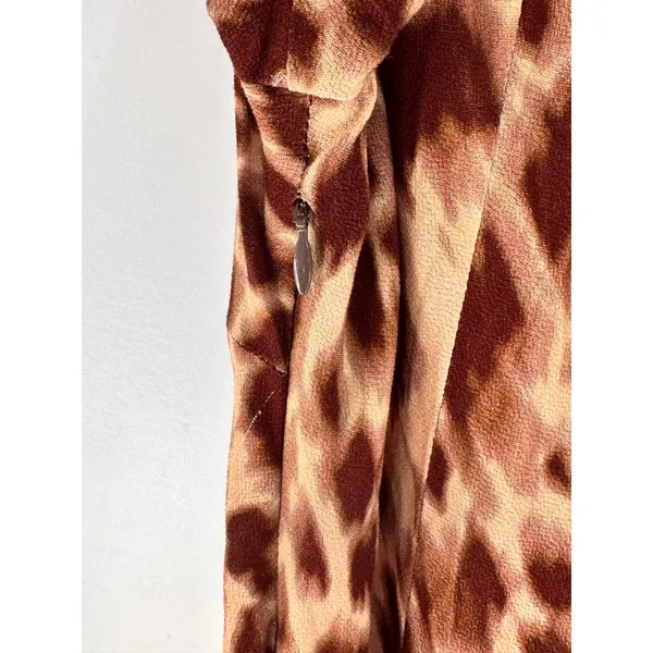 Princess Polly Halo Bias Mini Dress Leopard Animal Print Brown US 14 Curve NWT - Image 8