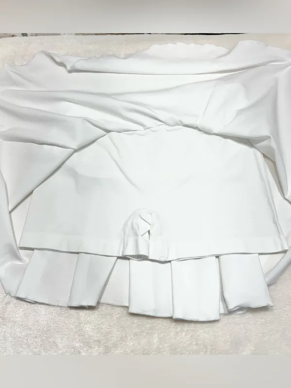 OQQ White Tennis Skort Size Large - Image 5