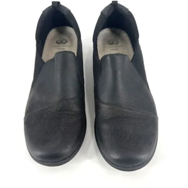 Clarks Sillian Holly black flats slip on shoes Cloudsteppers size 7.5‎ - Image 3