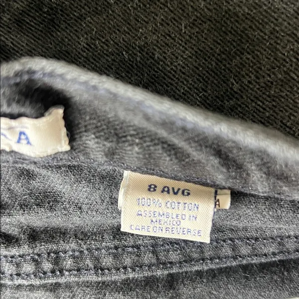 High Sierra 100%‎ Cotton High Rise Straight Leg Jeans Size 8 Black - Image 4