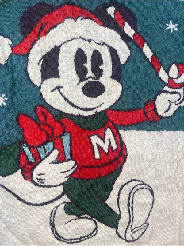 Vintage Disney Spirit Mickey Mouse Holiday Sweater - Image 4