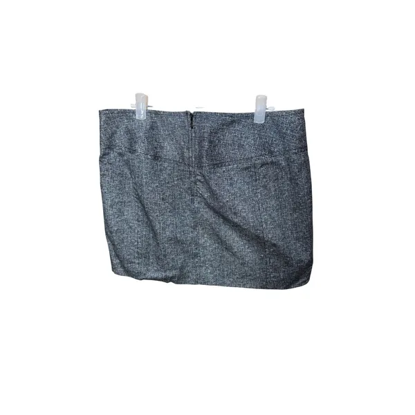 Express Gray Mini Skirt‎ Womens Size 6 Lined Back Zip - Image 5