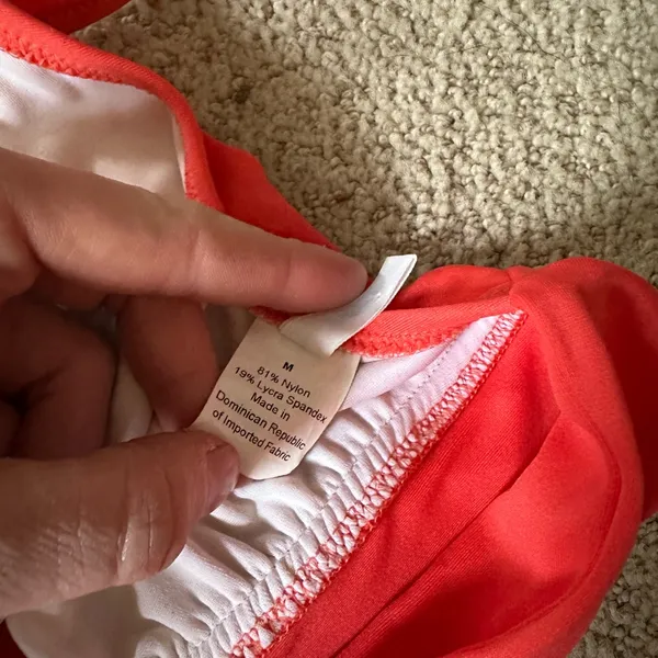 J Crew halter back bikini top red - Image 5