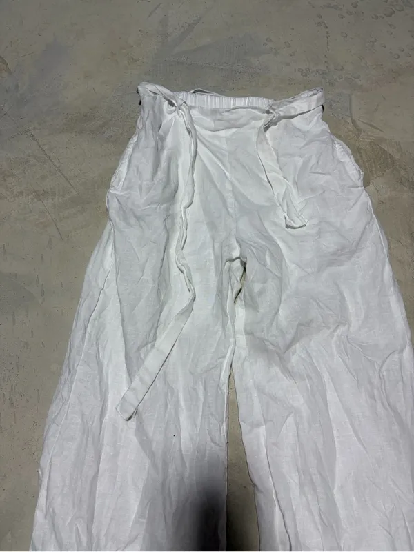 Reset by Jane flax Pants in White small - Image 2