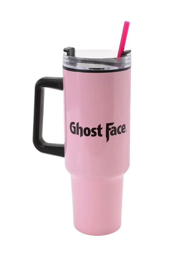 Pink Ghost face tumbler 40 oz New with tags - Image 2