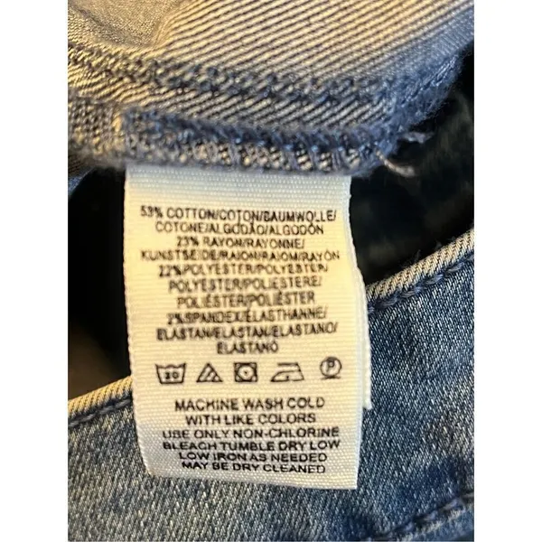 Free People Women Blue Denim Skirt 12 NWT (3594) - Image 5