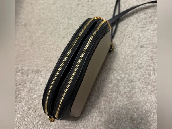 kate spade Cream and Black Half-Moon Crossbody NWOT - Image 4