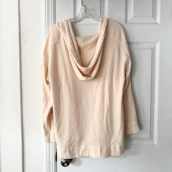 By Anthropologie Yvonne Dolman Cream Open Waterfall Shawl Cardigan NWT Small - Image 8