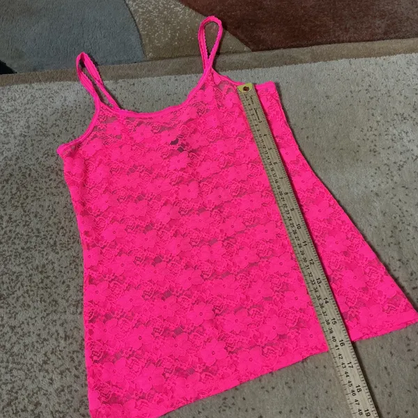 Smart & Sexy Coquette Y2K Floral Lace Camisole Tank Top 2 Piece Set Womens M‎ - Image 2