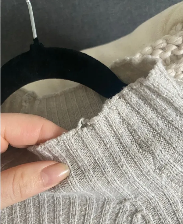 Ribbed sweater Tan Size M - Image 5