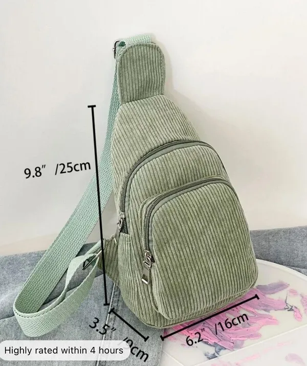 SheIn Green Mini Sling Bag - Image 6