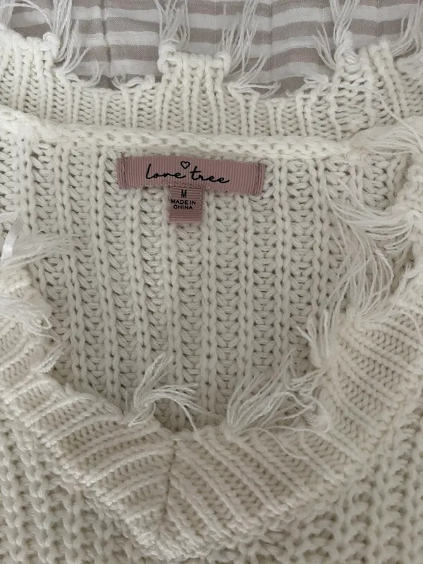 Love Tree Fringe Sweater - Image 3