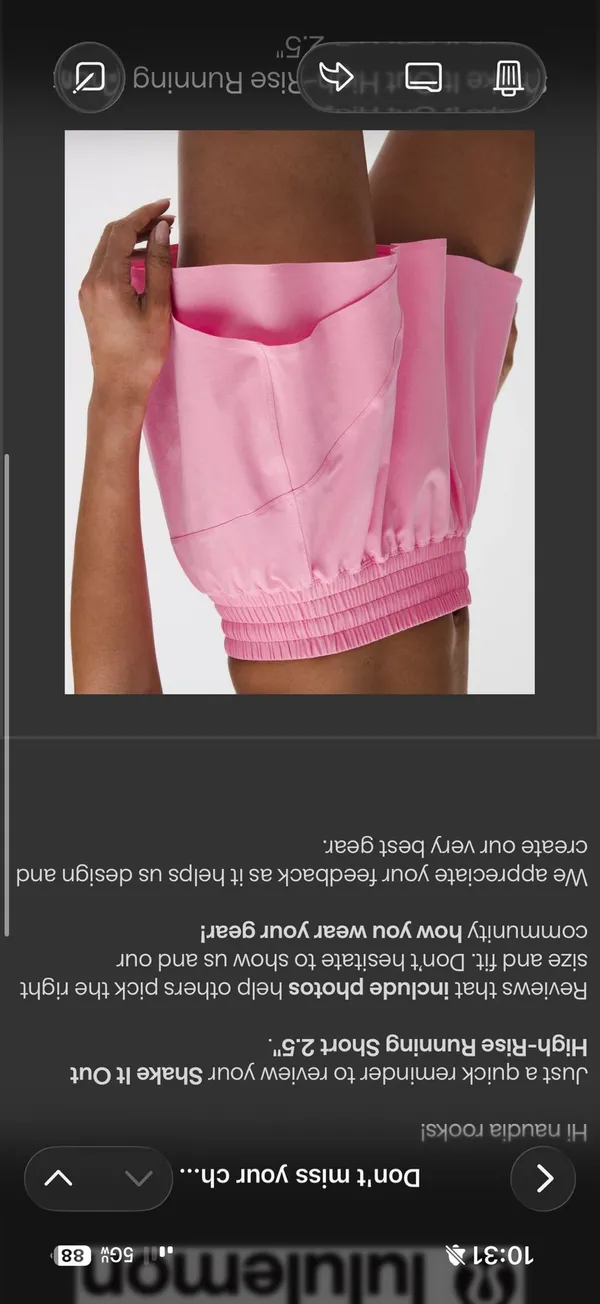 Lululemon shake it out highrise l - Image 3