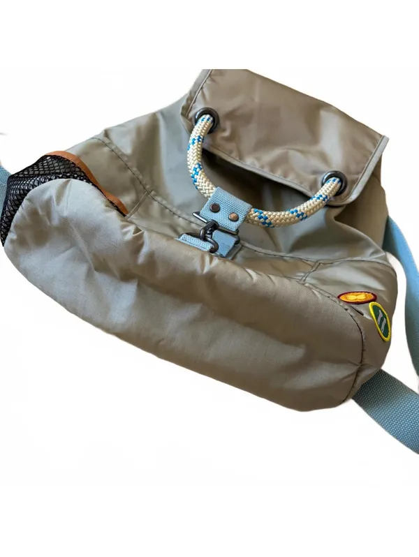 Alite Designs Timber Hitch Day Pack Backpack Drawstring Cinch Nylon Gorpcore Tan - Image 4