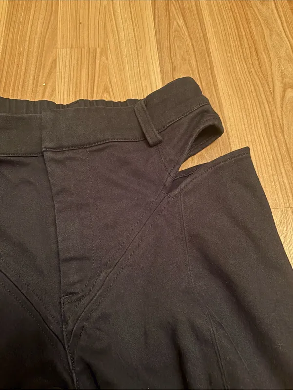 Alo Yoga Black High-Waist Risk Taker Trouser XS - Image 8