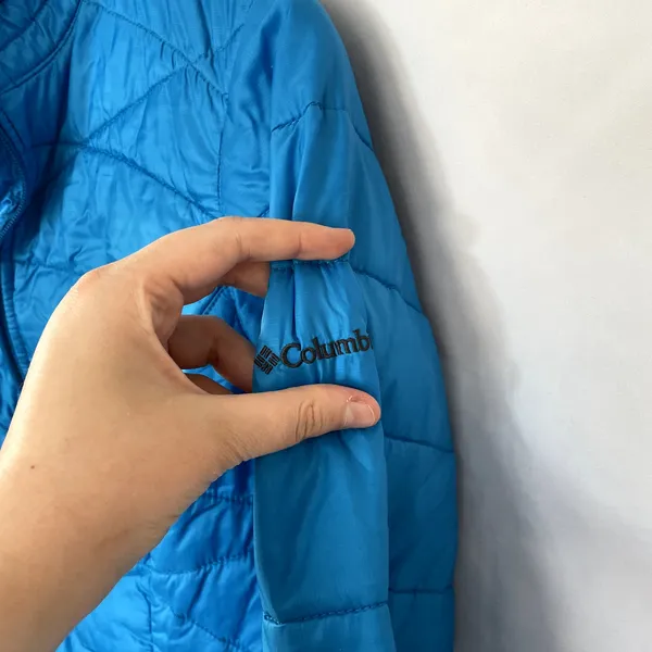 Columbia blue puffer coat omni-heat thermal comfort women's size small‎ winter - Image 3