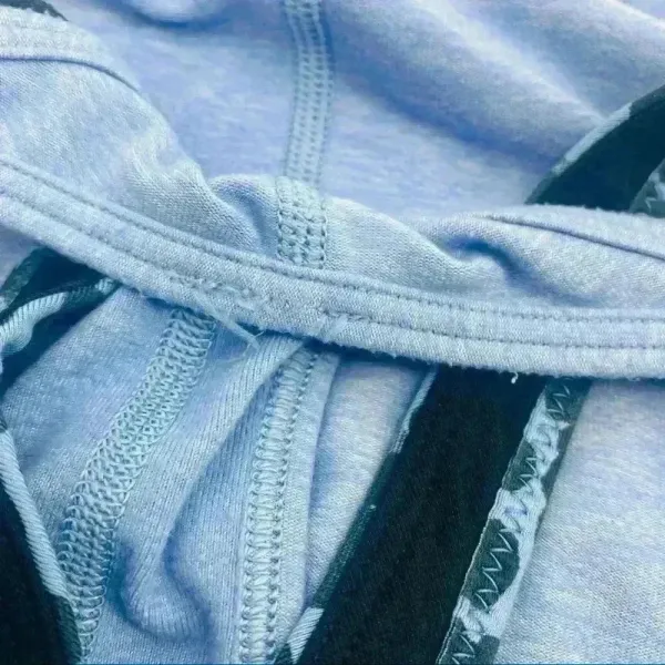 Lululemon Periwinkle Racerback‎ W/Cheetah Print Sport Bra - Image 7