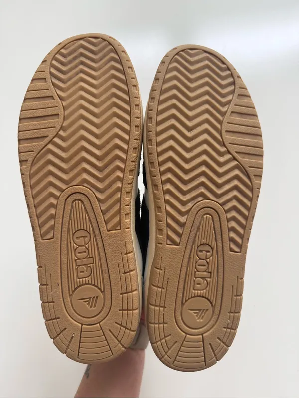 Gola Classics Hawk Leather Sneakers Size 9.5 White - Image 7