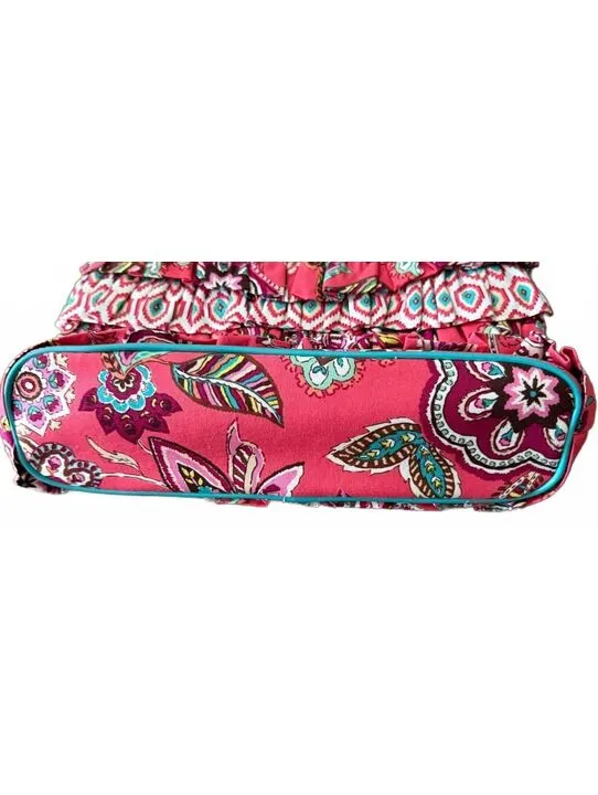 Vera Bradley NEW Cha Cha Shoulder Handbag Call Me Coral Cottage BOHO Coquette - Image 4