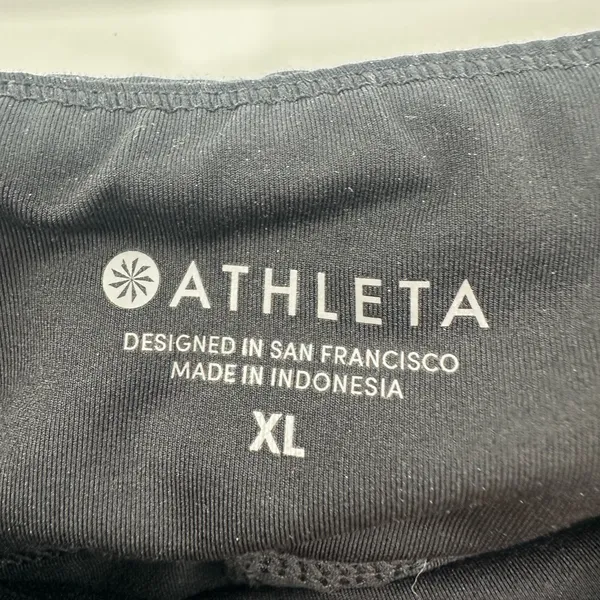 Athleta Women's Black Laser Run Skort Tennis w/ Shorts Size XL‎ - Image 3