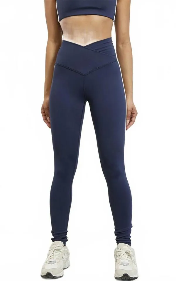 PacSun 1980 PAC WHISPER Active Navy Side Tracked Yoga Pants NWT Small - Image 3