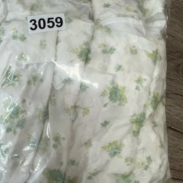 Mable WHITE & SAGE FLORAL MINI‎ DRESS size medium NWT - Image 8