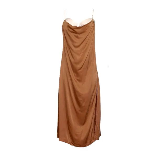 FOR LOVE & LEMONS Viv Maxi Dress, Brown, XL - Image 14