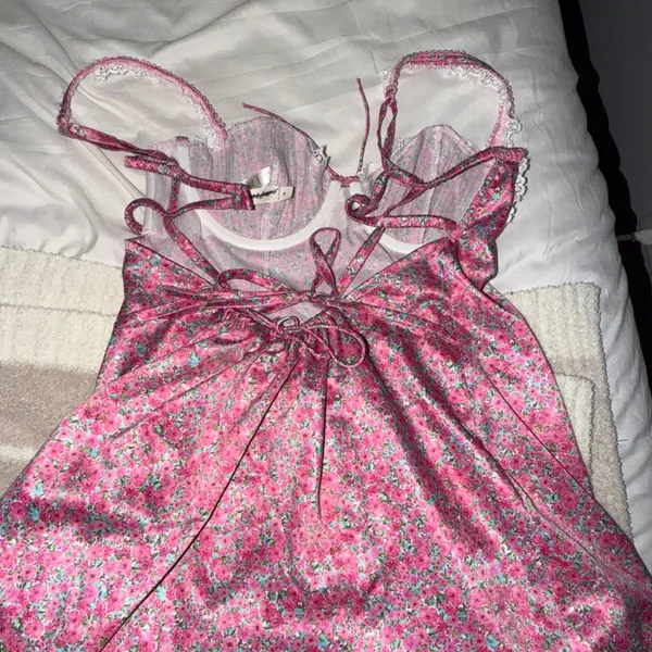 For Love & Lemons Mini Dress Floral - Image 2