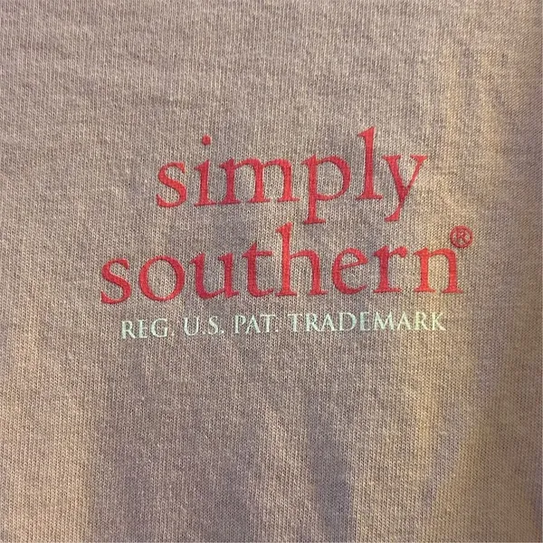 Simply Southern Women's Pink Graphic‎ Long Sleeve T-Shirt Medium Tacos - Image 6