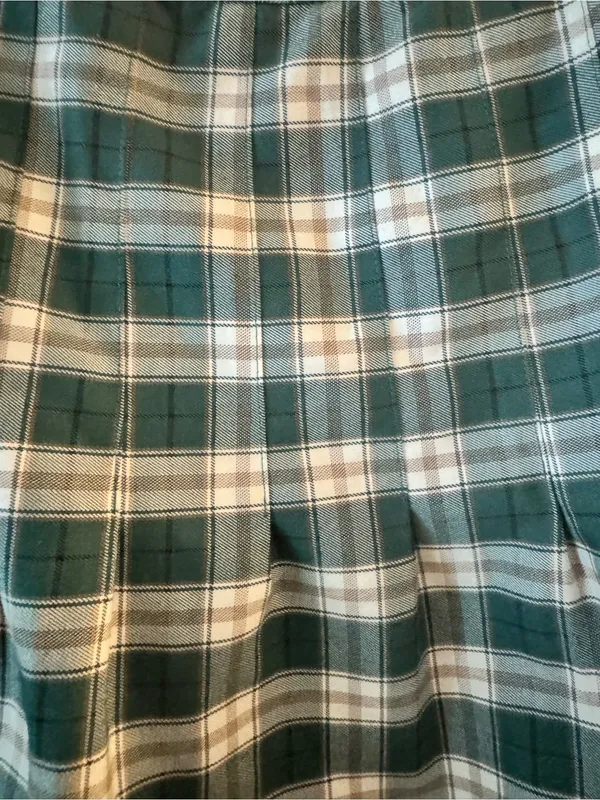 Urban Outfitters UO Plaid Green Mini Skirt Large - Image 3