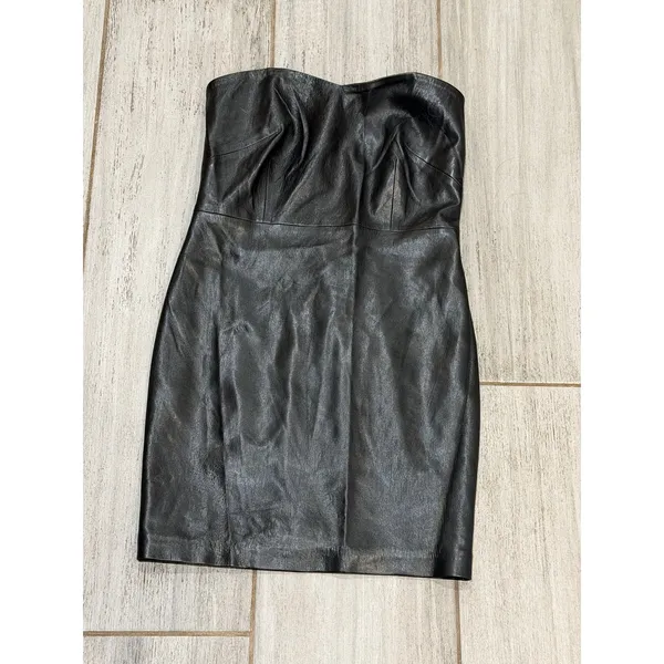 REVOLVE Generation Love Vegan Leather Yazin Mini Dress size XS - Image 5