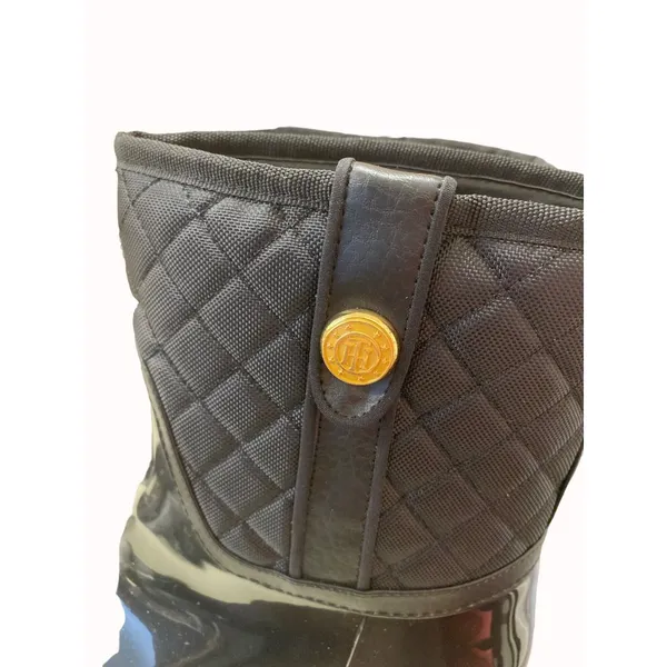 Tommy Hillfiger women black rain boots size 10M SKU 1293 - Image 5