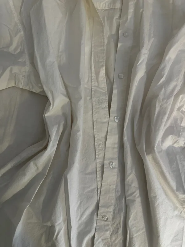 Shirt H&M White Button-Up Oversized - Image 2