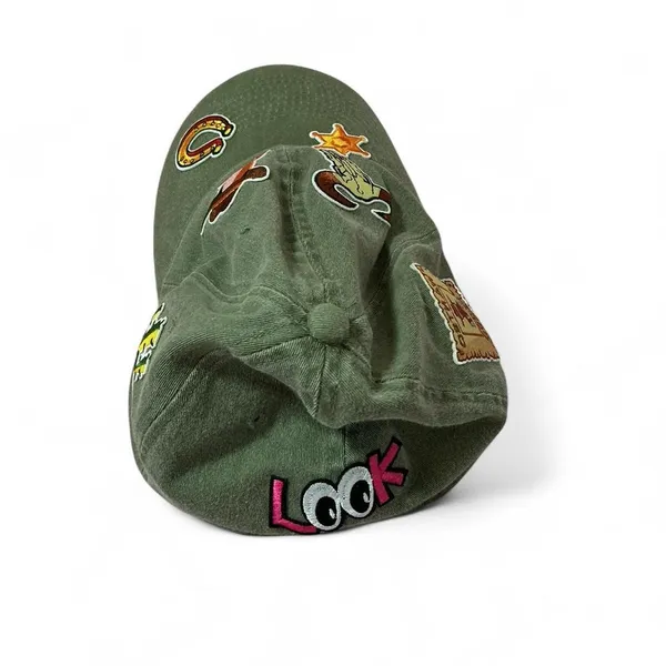 Cowboy‎ Hat Olive Otto Flex Western Embroidered Skull Horseshoe Sheriff Star - Image 4