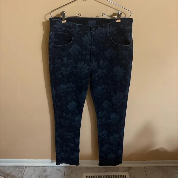 Mother Dazzler Hover High Rise Straight Leg Jeans in Depth of Field - Image 4
