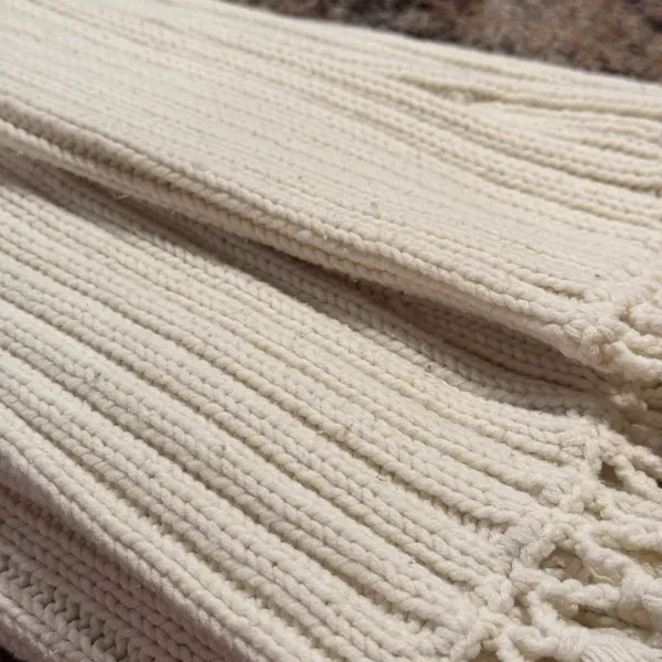 Express Cardigan Sweater‎ Boho Cottage Minimalist Coastal Romantic Ivory Medium - Image 8