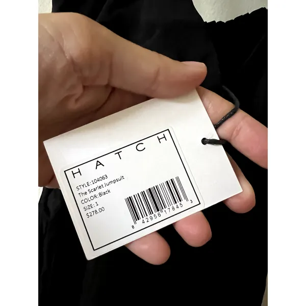 Hatch The Scarlet Jumpsuit Sleeveless Black Size 1 Small New - Image 6