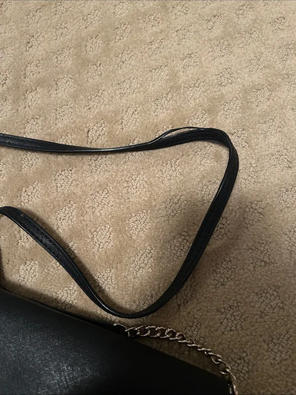 kate spade Black Leather Crossbody with Gold-Tone Accents - Image 3