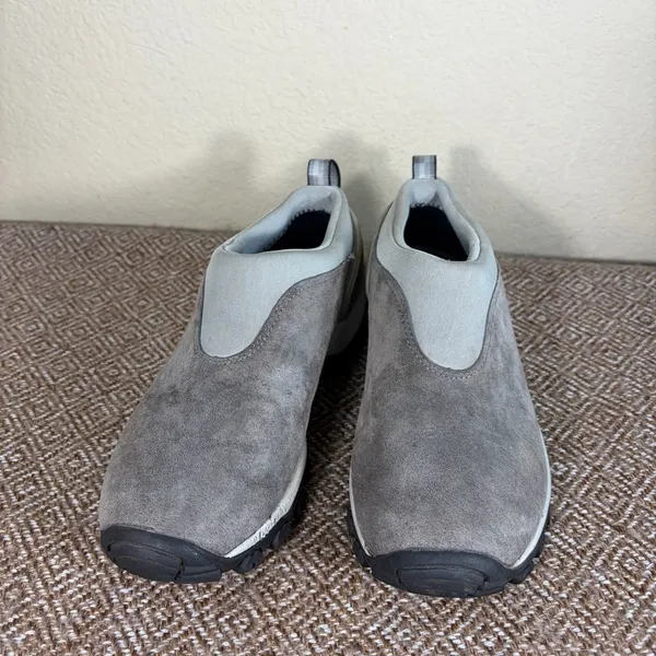 Merrell Womens Gray Suede Size 8 Slip On Shoes Outdoor Hiking Casual Gorpcore - Image 2