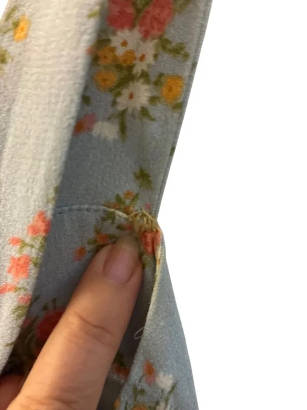Reformation Humphrey Mini Dress Blue Floral Grazia Vacation romantic Fairy - Image 13
