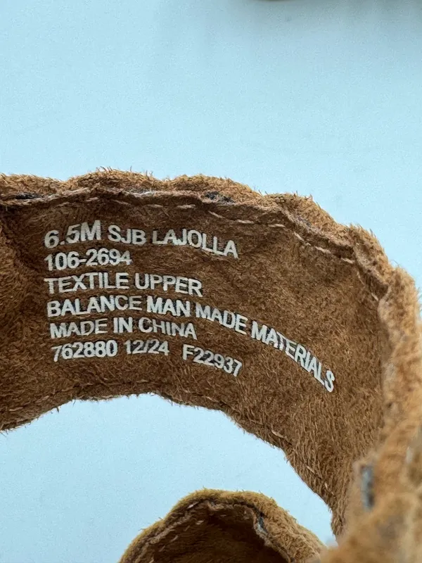 St. John’s Bay Women’s Size 6.5 Brown Woven Espadrille Wedge Sandals - Image 6