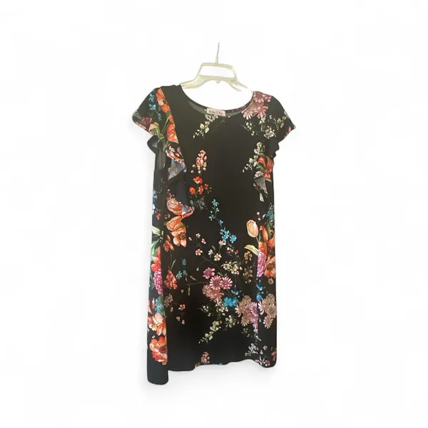 Harlow & Rose Floral Black Dress - Image 2