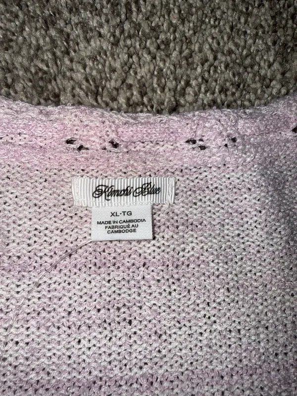 Kimchi Blue Catherine Pointelle Knit Top in Pink - Image 4