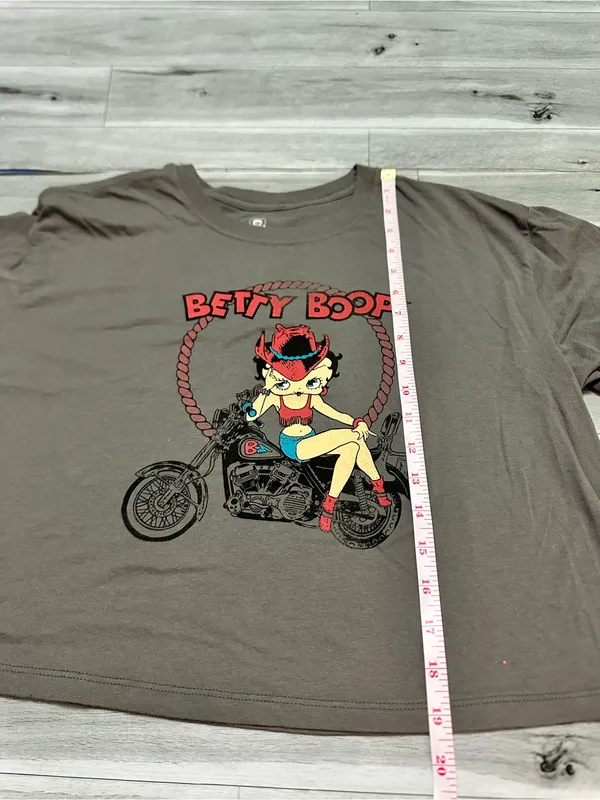 Betty Boop Women’s Tee with White Logo L - Image 7