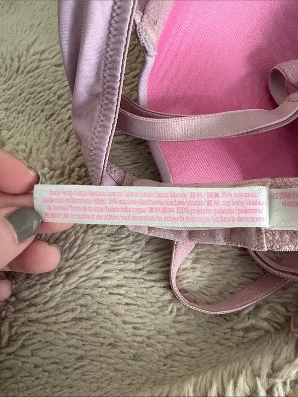 VS Pink Wear Everywhere Lightly Lined T-Shirt Bra, size 32B - Image 9